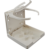 2449-7     Attwood Fold-Up Drink Holder - Dual Ring - White     69853