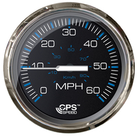 33749     Faria Chesepeake Black 4" Studded Speedometer - 60MPH (GPS)     69956