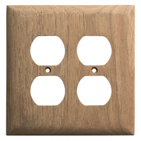 60177     Whitecap Teak 2-Duplex/Receptacle Cover Plate     71037