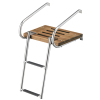 68904     Whitecap Teak Swim Platform w/2-Step Telescoping Ladder f/Boats w/Inboard/Outboard Motors     71046