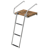 68906     Whitecap Teak Swim Platform w/3-Step Telescoping Ladder f/Boats w/Inboard/Outboard Motors     71047