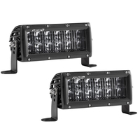 106613     RIGID Industries SAE Compliant E-Series 6" Light Bar - Pair - Black     71587