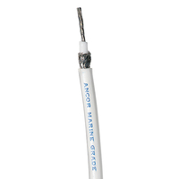 1515-FT     Ancor RG 8X White Tinned Coaxial Cable - Sold By The Foot     72370