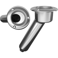 C1030D     Mate Series Stainless Steel 30&deg; Rod &amp; Cup Holder - Drain - Round Top     72501