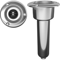 C1000D     Mate Series Stainless Steel 0&deg; Rod &amp; Cup Holder - Drain - Round Top     72503