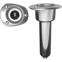 C2000D     Mate Series Stainless Steel 0&deg; Rod &amp; Cup Holder - Drain - Oval Top     72512