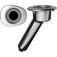 C2030DS     Mate Series Elite Screwless Stainless Steel 30&deg; Rod &amp; Cup Holder - Drain - Oval Top     72516