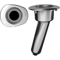 C2015DS     Mate Series Elite Screwless Stainless Steel 15&deg; Rod &amp; Cup Holder - Drain - Oval Top     72518