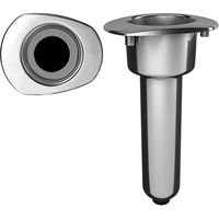 C2000DS     Mate Series Elite Screwless Stainless Steel 0&deg; Rod &amp; Cup Holder - Drain - Oval Top     72519