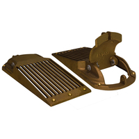 ASC-1250     GROCO Bronze Slotted Hull Scoop Strainer w/Access Door f/Up to 1-1/4" Thru Hull     72825