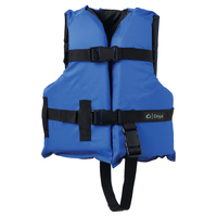 103000-500-001-12     Onyx Nylon General Purpose Life Jacket - Child 30-50lbs - Blue     73392