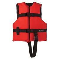 103000-100-001-12     Onyx Nylon General Purpose Life Jacket - Child 30-50lbs - Red     73403