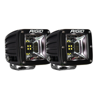 68200     RIGID Industries Radiance Scene Lights - Surface Mount Pair - Black w/White LED Backlight     73869