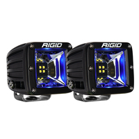 68201     RIGID Industries Radiance Scene Lights - Surface Mount Pair - Black w/Blue LED Backlight     73870