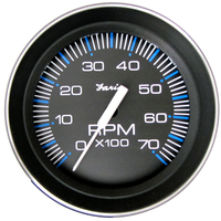 33005     Faria Coral 4" Tachometer (7000 RPM) (All Outboard)     74670