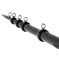 88923-1     Tigress XD Telescoping Aluminum Outrigger Poles - 15' - 1-1/8" OD Black     74873