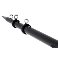 88921-1     Tigress XD Telescoping Aluminum Center Rigger Pole - 8' - Black     74877