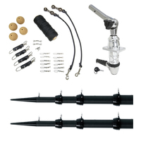 88679-00     Tigress XD Top Mount System - 18' Carbon Fiber Black/Black Ultimate Rigging Kit     74882