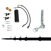 89623-1     Tigress T-Top Clamp-On Telescoping System - 1-1/8" - Black