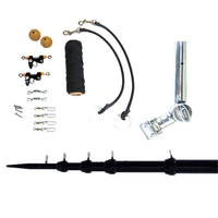 89624-1     Tigress T-Top Clamp-On Telescoping System - 1-1/2" - Black     74895