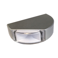 101578     Lumitec Surface Mount Navigation Light - Classic Aluminum - Starboard Green     75096