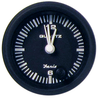 12825     Faria Euro Black 2" Clock - Quartz (Analog)     75311