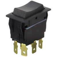 58027-07-BP     Cole Hersee Sealed Rocker Switch Non-Illuminated DPDT On-Off-On 6 Blade     75447