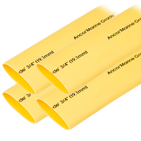 306906     Ancor Heat Shrink Tubing 3/4" x 6" - Yellow - 4 Pieces     75538