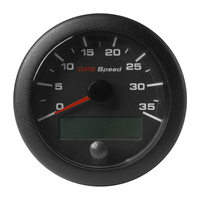 A2C1351980001     Veratron 3-3/8" (85mm) OceanLink&reg; GPS Speedometer - Black Dial &amp; Bezel (0-35 K/MPH/KMH)     76249