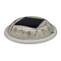 C1W     Hydro Glow C1W Round Solar Dock, Deck &amp; Pathway Light - White     76791