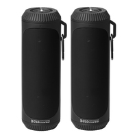 BOLTBLK     Boss Audio Bolt Marine Bluetooth&reg; Portable Speaker System w/Flashlight - Pair - Black     77206