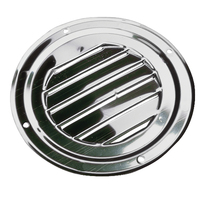 331424-1     Sea-Dog Stainless Steel Round Louvered Vent - 4"     77415