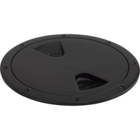 335745-1     Sea-Dog Screw-Out Deck Plate - Black - 4"     77427