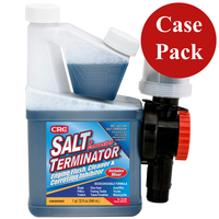 1007975     CRC SX32M Salt Terminator&reg; Engine Flush, Cleaner &amp; Corrosion Inhibitor w/Mixer Unit - 32 FL Oz *Case of 6     77492