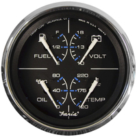 33751     Faria Chesapeake Black 4" Multifunction Gauge     78231