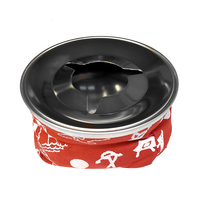 589610-1     Sea-Dog Bean Bag Style Ashtray - Red     78909