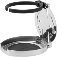 588250-1     Sea-Dog Adjustable Folding Drink Holder - 304 Stainless Steel     79920