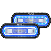 53121     RIGID Industries SR-L Series Surface Mount Spreader Light - Black Housing - Blue Halo     79969