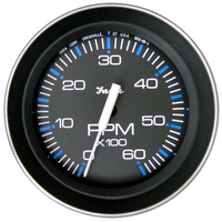 33004     Faria Coral 4" Tachometer 6000 RPM (Gas) (Inboard and I/O)     80124