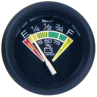 12823     Faria Euro Black 2" Battery Condition Indicator (E to F)     80153