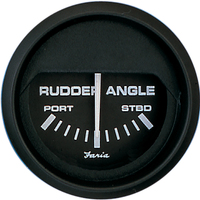 12833     Faria Euro Black 2" Rudder Angle Indicator     80156