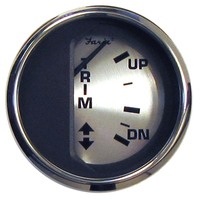 16016     Faria Spun Silver 2" Trim Gauge f/Mercury/Mariner/Mercruiser/Volvo DP &amp; Yamaha ('01 &amp; Newer)     80174