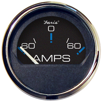 13736     Faria Chesapeake Black 2" Ammeter Gauge (-60 to +60 AMPS)     80175