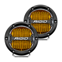 36111     RIGID Industries 360-Series 4" SAE Fog Light - Yellow Light - Black Housing