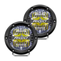 36117     RIGID Industries 360-Series 4" LED Off-Road Fog Light Drive Beam w/White Backlight - Black Housing     80284