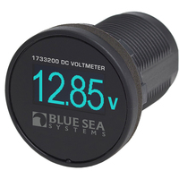 1733200     Blue Sea 1733200 Mini OLED Voltmeter - Blue     80389