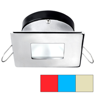 A1120Z-14HCE     i2Systems Apeiron A1120 Spring Mount Light - Square/Square - Red, Warm White &amp; Blue - Polished Chrome     81405