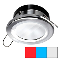 A1120Z-41HAE     i2Systems Apeiron A1120 Spring Mount Light - Round - Red, Cool White &amp; Blue - Brushed Nickel     81407