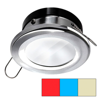 A1120Z-41HCE     i2Systems Apeiron A1120 Spring Mount Light - Round - Red, Warm White &amp; Blue - Brushed Nickel     81408