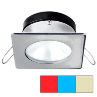 A1120Z-42HCE     i2Systems Apeiron A1120 Spring Mount Light - Square/Round - Red, Warm White &amp; Blue - Brushed Nickel     81411